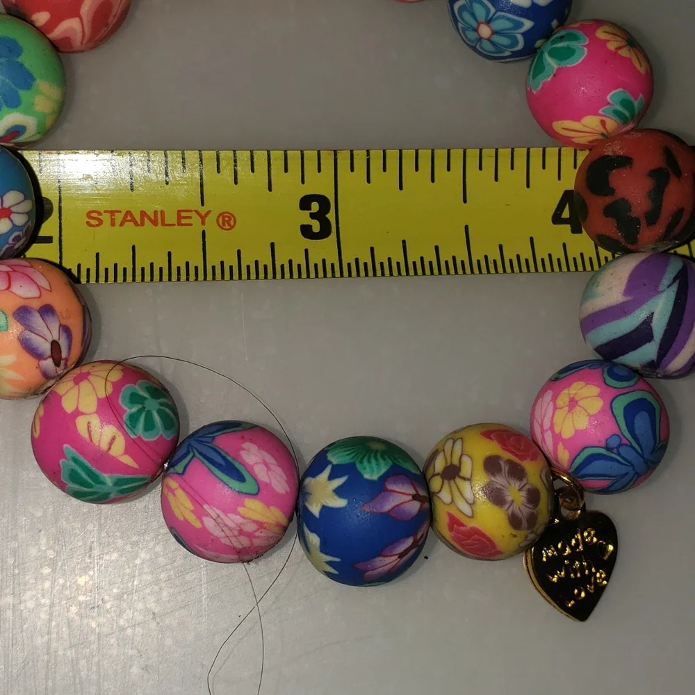 Multi Color Patterned Bracelet - Picture 2 of 5